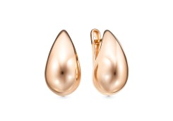 Золотые cерьги классические