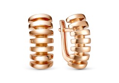 Золотые cерьги классические