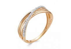 Золотое кольцо с бриллиантом