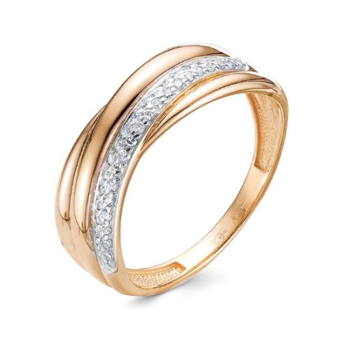 Золотое кольцо с бриллиантом