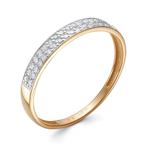 Золотое кольцо с бриллиантом