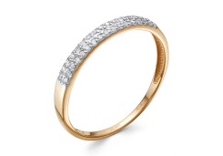 Золотое кольцо с бриллиантом