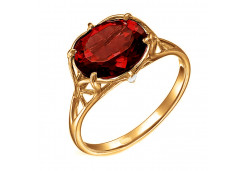 Золотое кольцо с гранатом