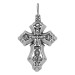 Крест из серебра с чернением
