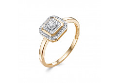 Золотое кольцо с бриллиантом