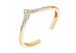 Серебряное кольцо с фианитом