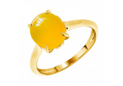 Серебряное кольцо с халцедоном