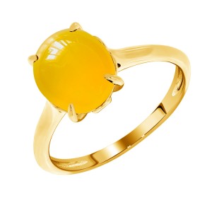 Серебряное кольцо с халцедоном