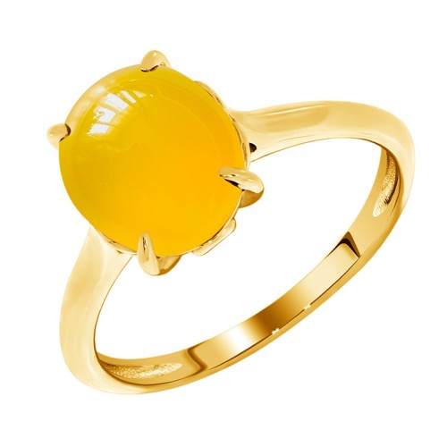 Серебряное кольцо с халцедоном