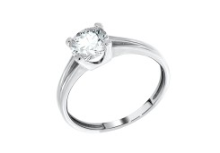 Серебряное кольцо с фианитом