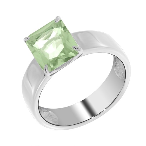 Серебряное кольцо с фианитом