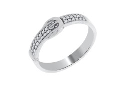 Серебряное кольцо с фианитом