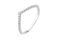 Серебряное кольцо с фианитом