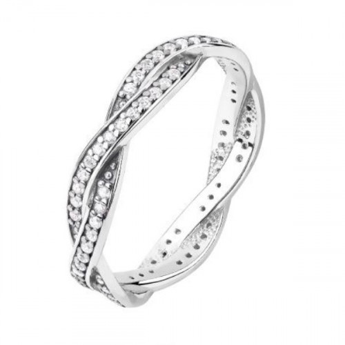 Серебряное кольцо с фианитом