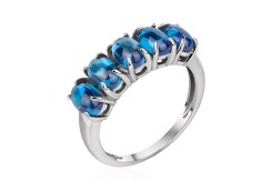 Серебряное кольцо с фианитом