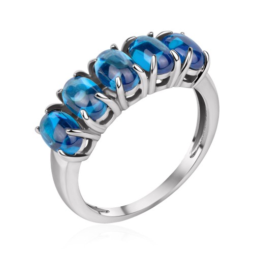 Серебряное кольцо с фианитом