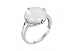 Серебряное кольцо с перламутром