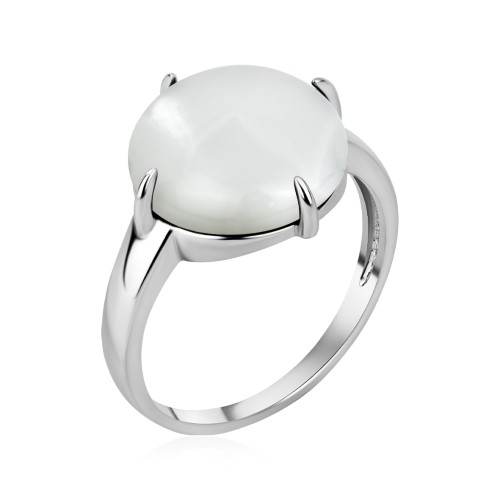 Серебряное кольцо с перламутром