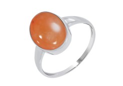 Серебряное кольцо с халцедоном