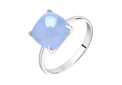 Серебряное кольцо с халцедоном