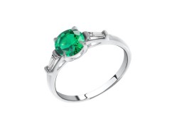 Серебряное кольцо с турмалином