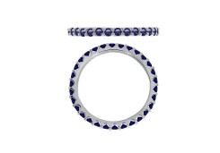 Серебряное кольцо с сапфиром