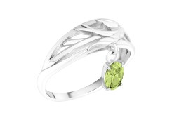 Серебряное кольцо с ситаллом