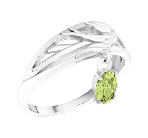 Серебряное кольцо с ситаллом