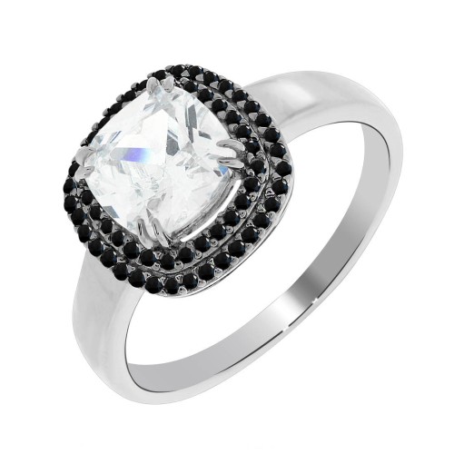 Серебряное кольцо с ситаллом