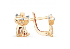 Золотые cерьги классические