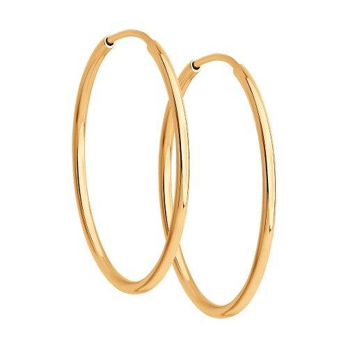 Золотые cерьги конго