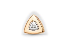 Золотая подвеска с бриллиантом