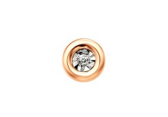 Золотая подвеска с бриллиантом