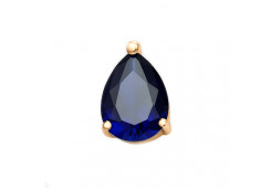 Золотая подвеска с сапфиром
