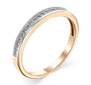 Золотое кольцо с бриллиантом