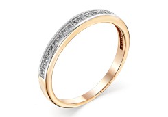 Золотое кольцо с бриллиантом