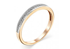 Золотое кольцо с фианитом