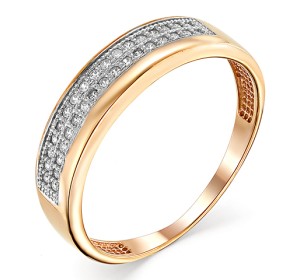 Золотое кольцо с бриллиантом
