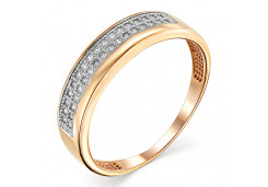 Золотое кольцо с бриллиантом