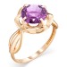 Золотое кольцо с аметистом