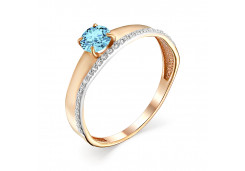 Золотое кольцо с топазом