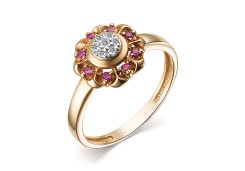 Золотое кольцо с рубином