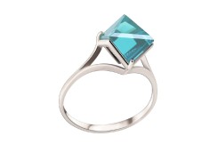 Серебряное кольцо с ситаллом