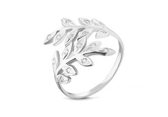 Серебряное кольцо с фианитом