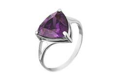 Серебряное кольцо с фианитом