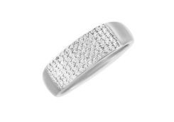 Серебряное кольцо с фианитом