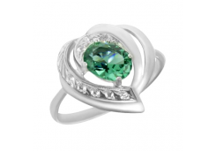 Серебряное кольцо с турмалином