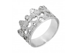 Серебряное кольцо с фианитом