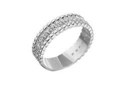 Серебряное кольцо с фианитом