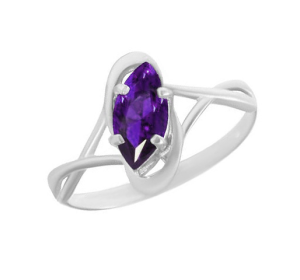 Серебряное кольцо с фианитом